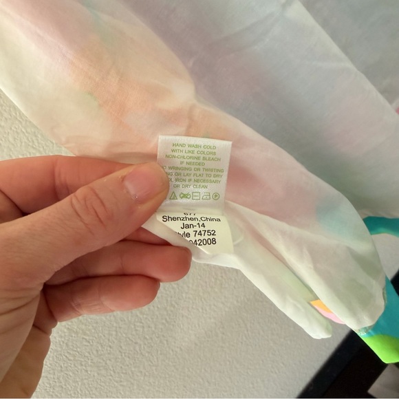 NWT - Lilly Pulitzer Shorely Blue Strapless Floral Dress - Size 4 - Picture 10 of 13